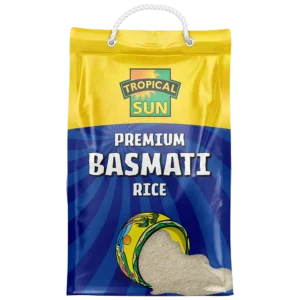 Tropical Sun Premium Basmati Rice.